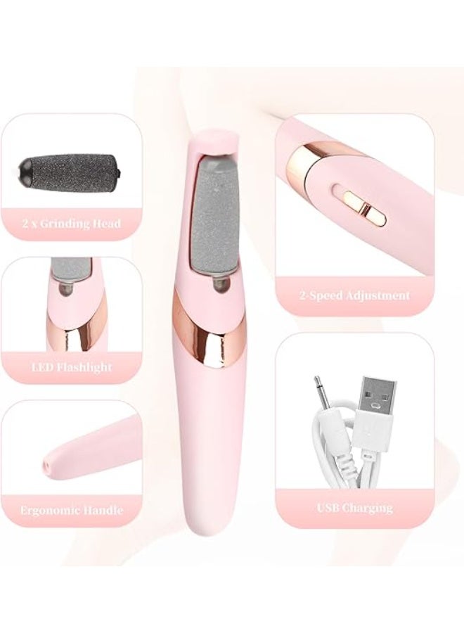 Electric Foot File, Electric Callus Remover, Electric Foot Sander, Rechargeable Exfoliating Foot, Callus Remover for Dead, Heavy, Dry Skin on the Heels - Image 4